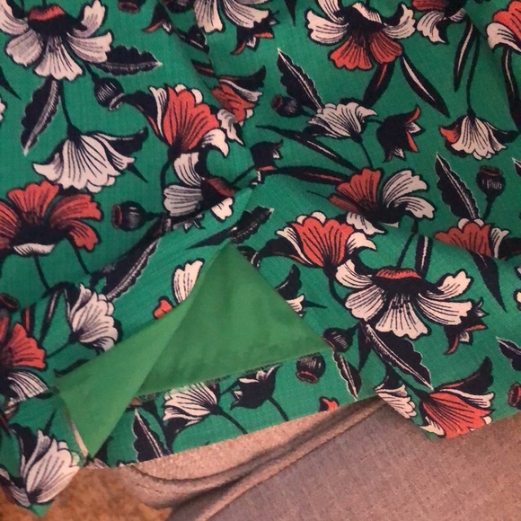 J Crew Green / Black/ Pencil skirt $45 Size 00 - Picture 9 of 9